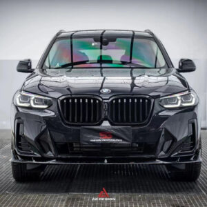 AE DESIGN - BMW X3 G01 LCI ABS GLOSS BLACK FRONT LIP