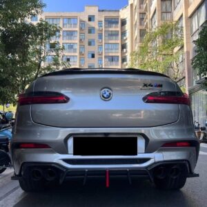 AE DESIGN -  BMW X4M F98 CARBON FIBRE REAR DIFFUSER WITH LED BRAKE LIGHT