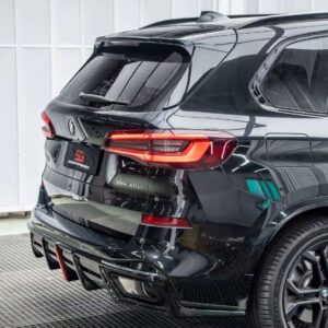 AE DESIGN - BMW X5 G05 GLOSS BLACK LED REAR DIFFUSER