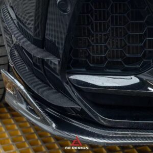AE DESIGN - BMW X6M F96 CARBON FIBRE FRONT LIP SPLITTER