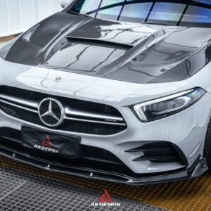 AE DESIGN - MERCEDES BENZ A CLASS W177 A35  CARBON FIBRE FRONT LIP SPLITTER