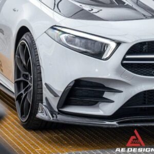 AE DESIGN - MERCEDES BENZ A-CLASS W177 / A35  CARBON FIBRE FRONT CANARDS