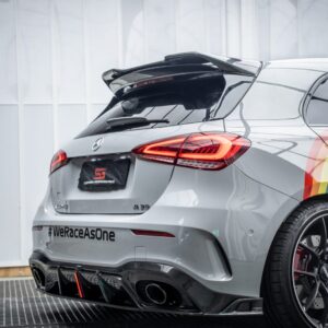 AE DESIGN - MERCEDES BENZ W177 A35 / A45 LED CARBON FIBRE REAR DIFFUSER