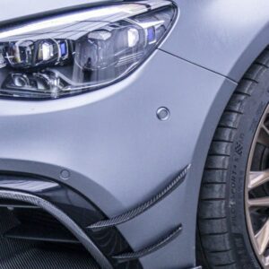 AE DESIGN - MERCEDES E63 W213 CARBON FIBRE FRONT BUMPER CANARDS