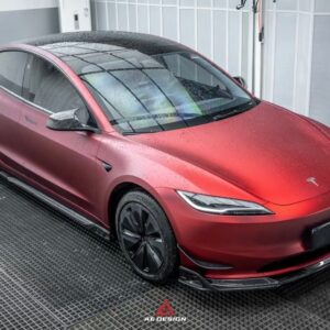 AE DESIGN - TESLA MODEL 3 HIGHLAND 2024+ CARBON FIBRE FRONT LIP