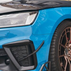 BCTXE - AUDI A4 S LINE / S4 B9.5 CARBON FIBRE FRONT BUMPER CANARDS