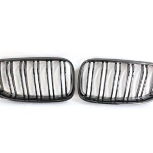 BMW 3 SERIES E92 & E93 LCI DOUBLE SLAT BLACK GRILLES - BLAK BY CT CARBON