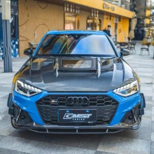 CMST - AUDI A4 S LINE / S4 B9 B9.5 CARBON FIBRE TRANSPARENT HOOD / BONNET