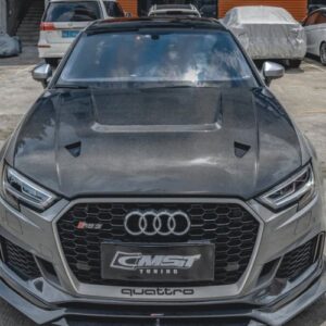 CMST - AUDI RS3 S3 A3 8V CARBON FIBRE BONNET HOOD V4