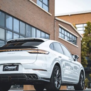 CMST - PORSCHE CAYENNE COUPE 9Y3 CARBON FIBRE DIFFUSER WITH LED BRAKE LIGHT