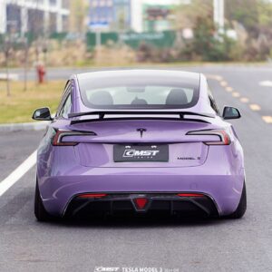 CMST - TESLA MODEL 3 HIGHLAND 2024+ CARBON FIBRE REAR DIFFUSER & CANARDS