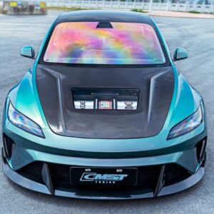 CMST - TESLA MODEL 3 HIGHLAND 2024+ CARBON FIBRE GLASS HOOD BONNET V2