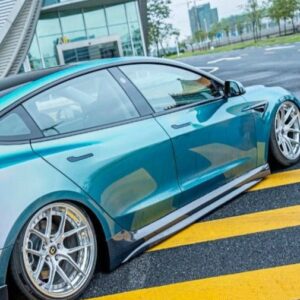 CMST - TESLA MODEL 3 HIGHLAND 2024+ CARBON FIBRE SIDE SKIRTS V2