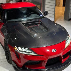 CMST- TOYOTA GR SUPRA CARBON FIBRE TRANSPARENT BONNET HOOD