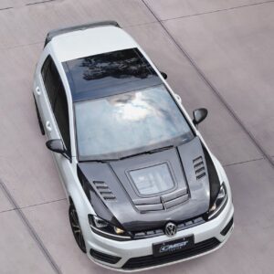 CMST - VOLKSWAGEN GOLF GTI / GOLF R MK7 MK7.5 CARBON FIBRE TRANSPARENT HOOD BONNET V2