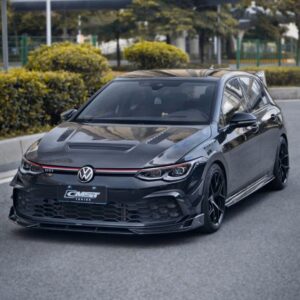 CMST- VOLKSWAGEN GOLF MK8 GTI / R LINE CARBON FIBRE FRONT BONNET HOOD V1