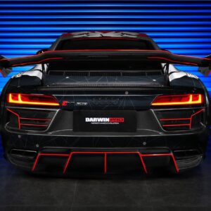 DARWINPRO - AUDI R8 COUPE / SPYDER 2016-18 IMPII PART CARBON FIBRE REAR BUMPER