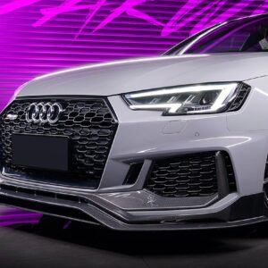 DARWINPRO - AUDI RS4 B9 2017 -2019 CARBON FIBRE BKSS STYLE FRONT LIP