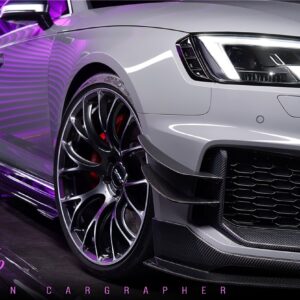 DARWINPRO - AUDI RS4 B9 2017 -2019 CARBON FIBRE FRONT CANARDS