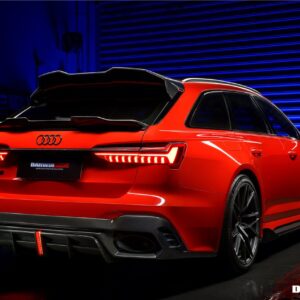 DARWINPRO - AUDI RS6 AVANT C8 2019-2023 BKSS STYLE CARBON FIBRE REAR DIFFUSER