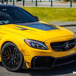 DARWINPRO - MERCEDES BENZ W205 C63 & C6S AMG COUPE 2015 -2021 PARTIAL CARBON FIBER HOOD BONNET