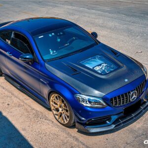 DARWINPRO - MERCEDES BENZ W205 C63 & S AMG COUPE 2015 -2021 CARBON FIBER FRONT LIP BR STYLE