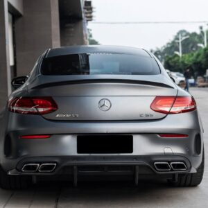 DARWINPRO - MERCEDES BENZ W205 C63/S AMG COUPE 2015-2018 PS STYLE REAR DIFFUSER