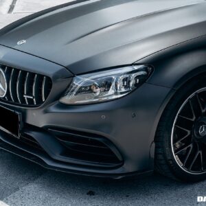 DARWINPRO  MERCEDES BENZ W205 C63/S COUPE 2015-2021 BKSS STYLE CARBON FIBER FRONT LIP