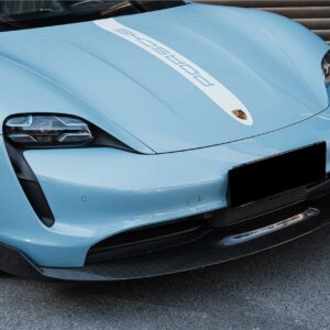 DARWINPRO - PORSCHE TAYCAN 4 / 4S / GTS / TURBO DRY CARBON FIBRE OD STYLE FRONT LIP
