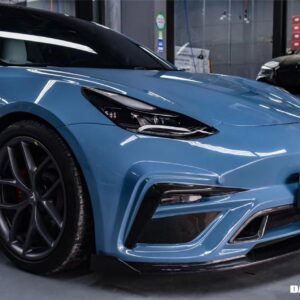 DARWINPRO - TESLA MODEL 3 IMP PERFORMANCE PARTIAL CARBON FIBER FRONT BUMPER