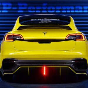 DARWINPRO - TESLA MODEL 3 IMP PERFORMANCE PARTIAL CARBON FIBER REAR BUMPER 