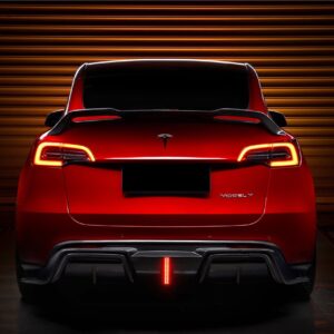 DARWINPRO - TESLA MODEL Y 2020+ IMP PERFORMANCE CARBON FIBER LED REAR DIFFUSER