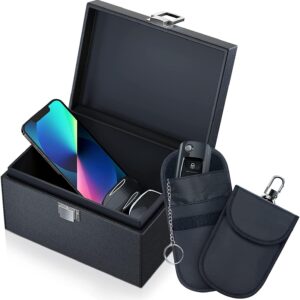 Faraday Key Box x 2 Key Pouches