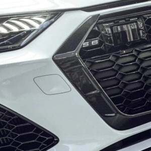 FUTURE DESIGN - AUDI RS6 RS7 C8 CARBON FIBRE FRONT GRILL SIDE OVERLAY
