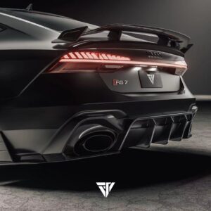 FUTURE DESIGN - AUDI RS6 RS7 C8 DRY CARBON FIBRE REAR DIFFUSER & CANARDS ( BLAZE KIT)