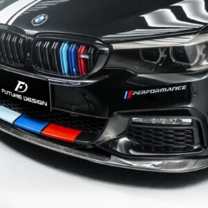 FUTURE DESIGN - BMW 5 SERIES G30 PRE LCI CARBON FIBRE FRONT LIP ( 3D STYLE )