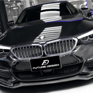 FUTURE DESIGN - BMW 5 SERIES G30 PRE LCI CARBON FIBRE FRONT LIP ( CC STYLE )