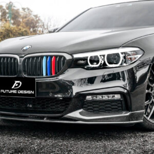 FUTURE DESIGN - BMW 5 SERIES G30 PRE LCI CARBON FIBRE FRONT LIP ( MP STYLE )