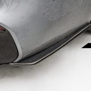 FUTURE DESIGN - BMW 5 SERIES G30 PRE LCI CARBON FIBRE REAR BUMPER SIDE SKIRT ( FD STYLE )