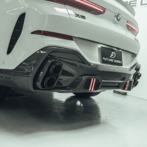 FUTURE DESIGN - BMW G06 X6 CARBON FIBRE REAR DIFFUSER LD STYLE