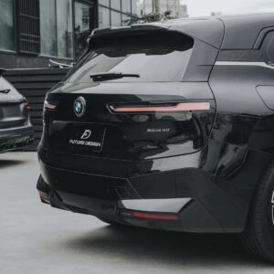 FUTURE DESIGN - BMW iX i20 DRY CARBON FIBRE REAR SPOILER