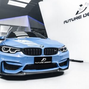 FUTURE DESIGN - BMW M3 F80 / M4 F82 F83 CARBON FIBRE FRONT LIP CS STYLE