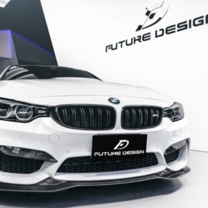FUTURE DESIGN - BMW M3 F80 / M4 F82 F83 CARBON FIBRE FRONT LIP PSM STYLE
