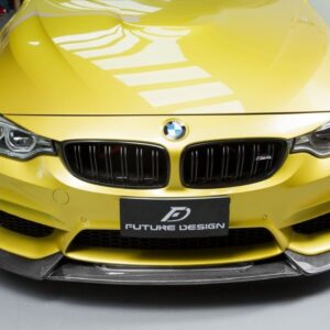FUTURE DESIGN - BMW M3 F80 / M4 F82 F83 CARBON FIBRE FRONT LIP VRS STYLE