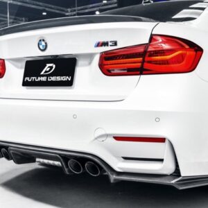 FUTURE DESIGN - BMW M3 F80 / M4 F82 F83 CARBON FIBRE REAR DIFFUSER EXO STYLE