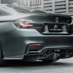 FUTURE DESIGN - BMW M3 F80 / M4 F82 F83 CARBON FIBRE REAR DIFFUSER PSM STYLE