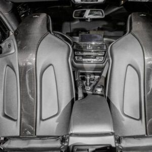 FUTURE DESIGN - BMW M3 F80 / M4 F82 F83 CARBON FIBRE REAR SEAT COVERS