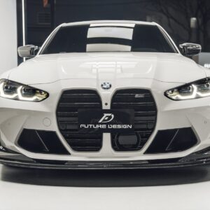FUTURE DESIGN -  BMW M3 G80 / G81 & BMW M4 G82 / G83 2021+ V2 CARBON FIBRE FRONT LIP