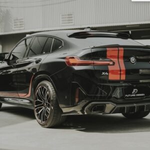 FUTURE DESIGN - BMW X4 G02 LCI DRY CARBON FIBRE REAR DIFFUSER