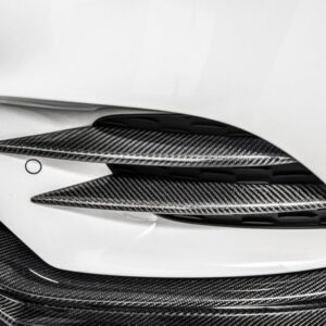 FUTURE DESIGN - MERCEDES BENZ A CLASS W177 CARBON FIBER FRONT BUMPER INSERTS AND CANARDS